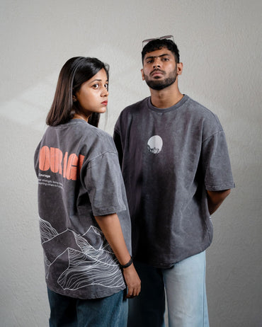 Oversized T-Shirt Dark Grey (Courage)
