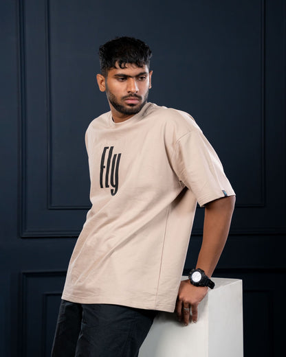 Oversized T-Shirt Beige (Fly)