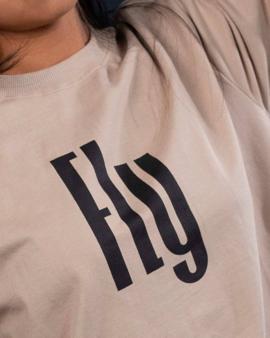Oversized T-Shirt Beige (Fly)