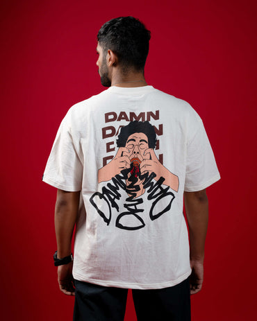 Oversized T-Shirt White (Damn)