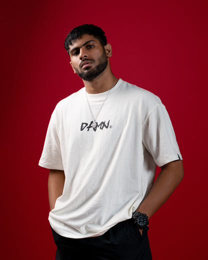 Oversized T-Shirt White (Damn)
