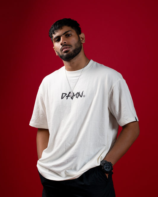 Oversized T-Shirt White (Damn)