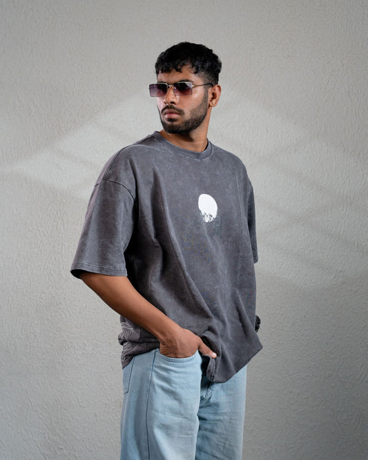 Oversized T-Shirt Dark Grey (Courage)
