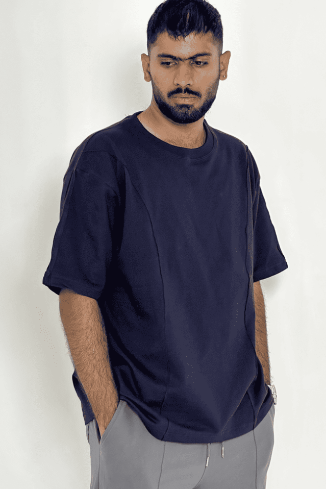 Relaxed Fit T-Shirt | Navy Blue